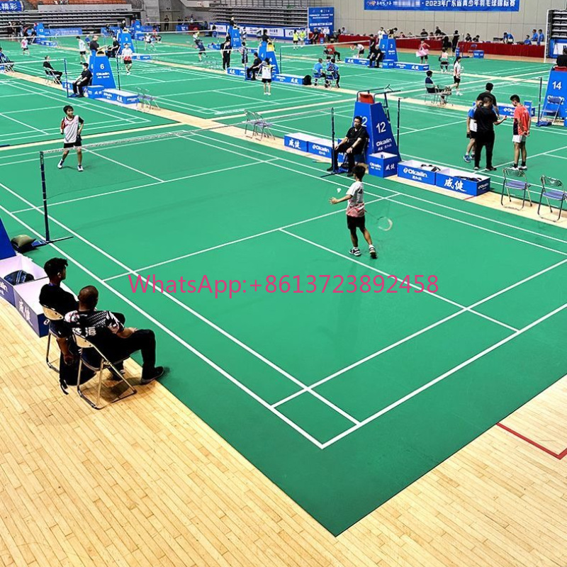 Badminton Hall - Напольное покрытие для бадминтонных кортов, складное,