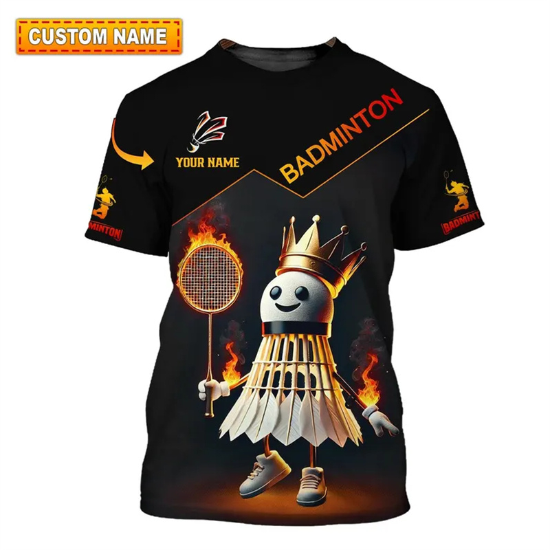 Badminton Lovers - Спортивная футболка для бадминтона, мужская одежда,