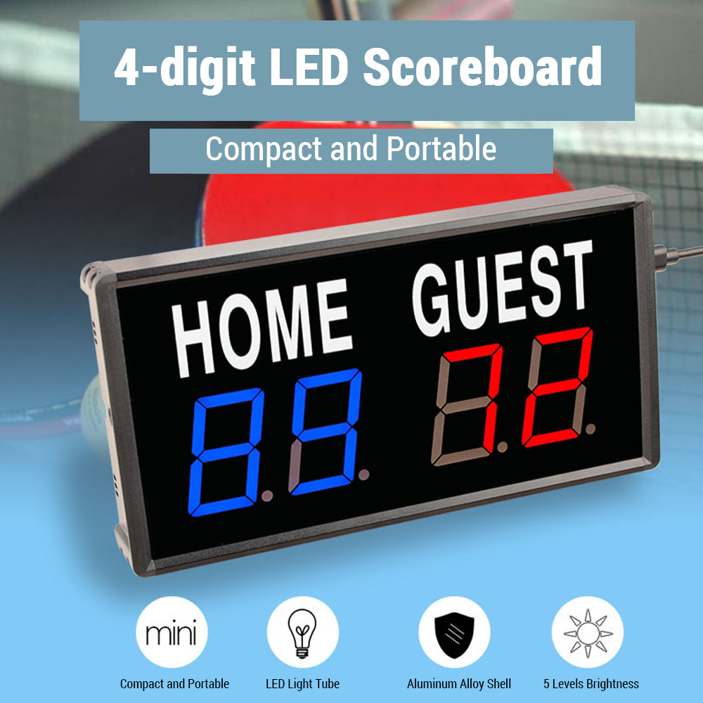 Портативное 4-значное светодио – обзор и цена Scoreboard Digital