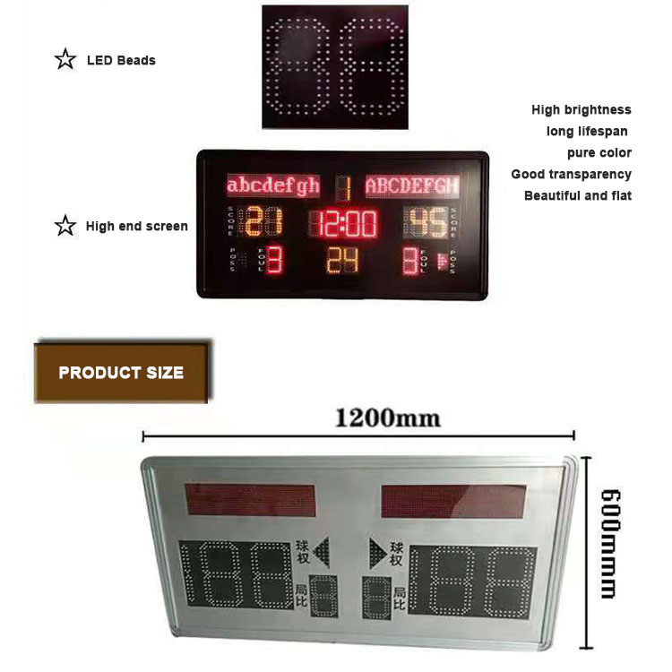Светодиодное табло для спортив – обзор и цена Scoreboard Digital